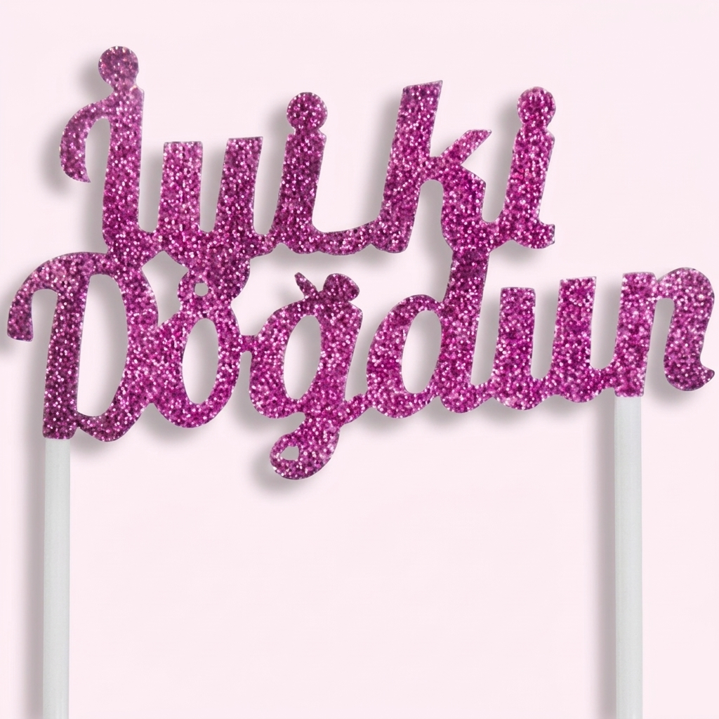 İyi ki doğdun Aufstecker Lila