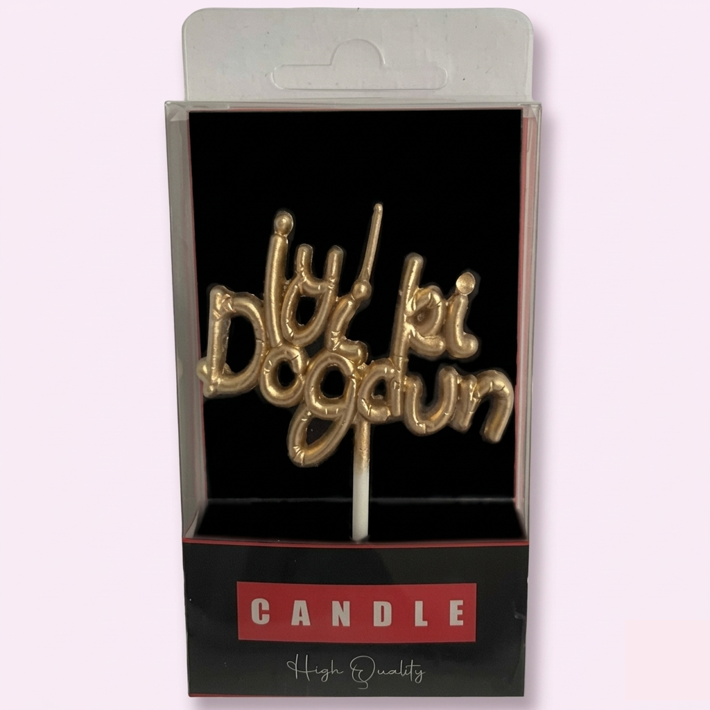 İyi ki doğdun Kerze Gold